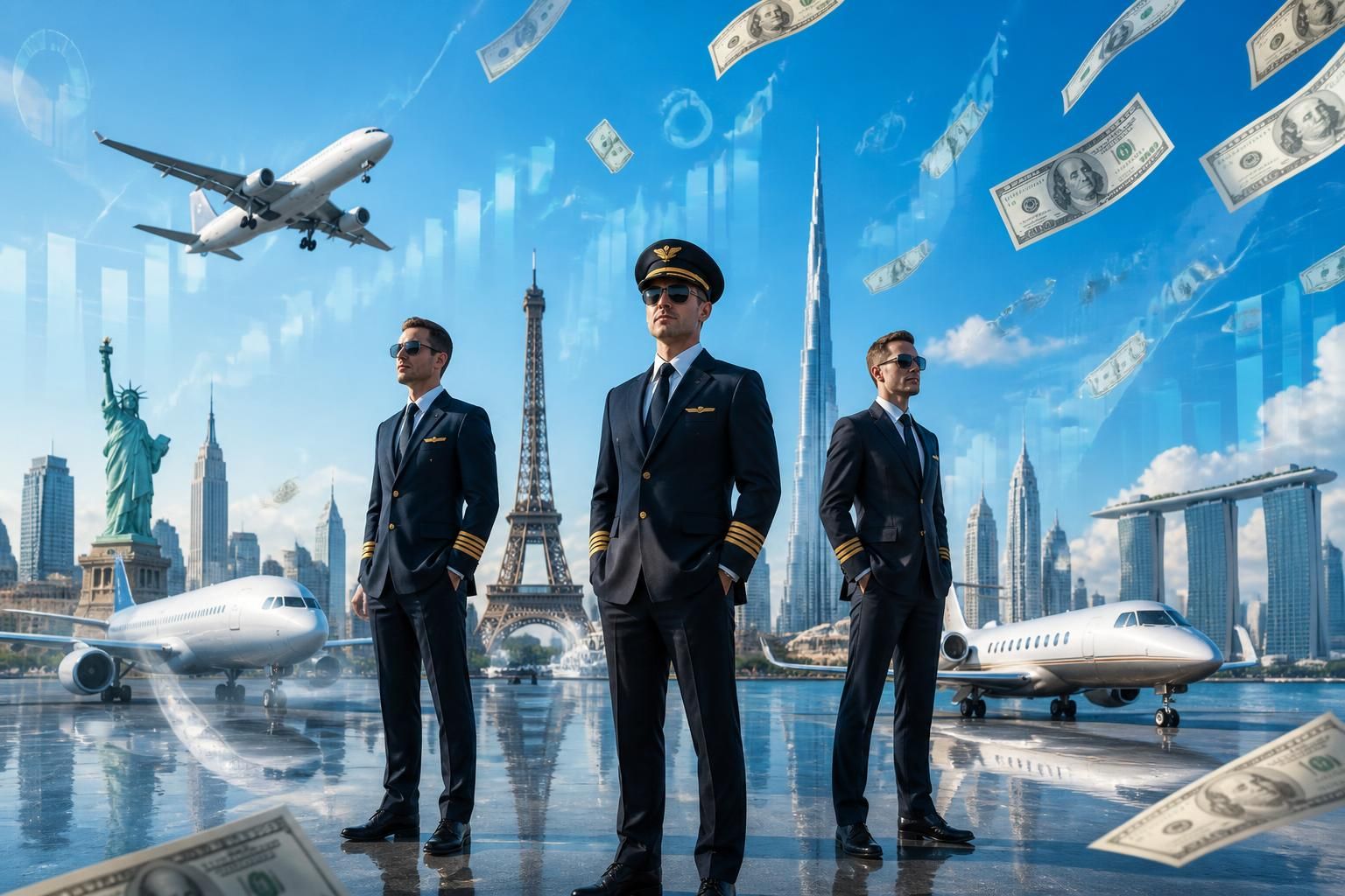 découvrez combien gagne un pilote d’avion en fonction des métiers et des pays, avec une analyse complète des salaires dans le secteur de l'aviation.