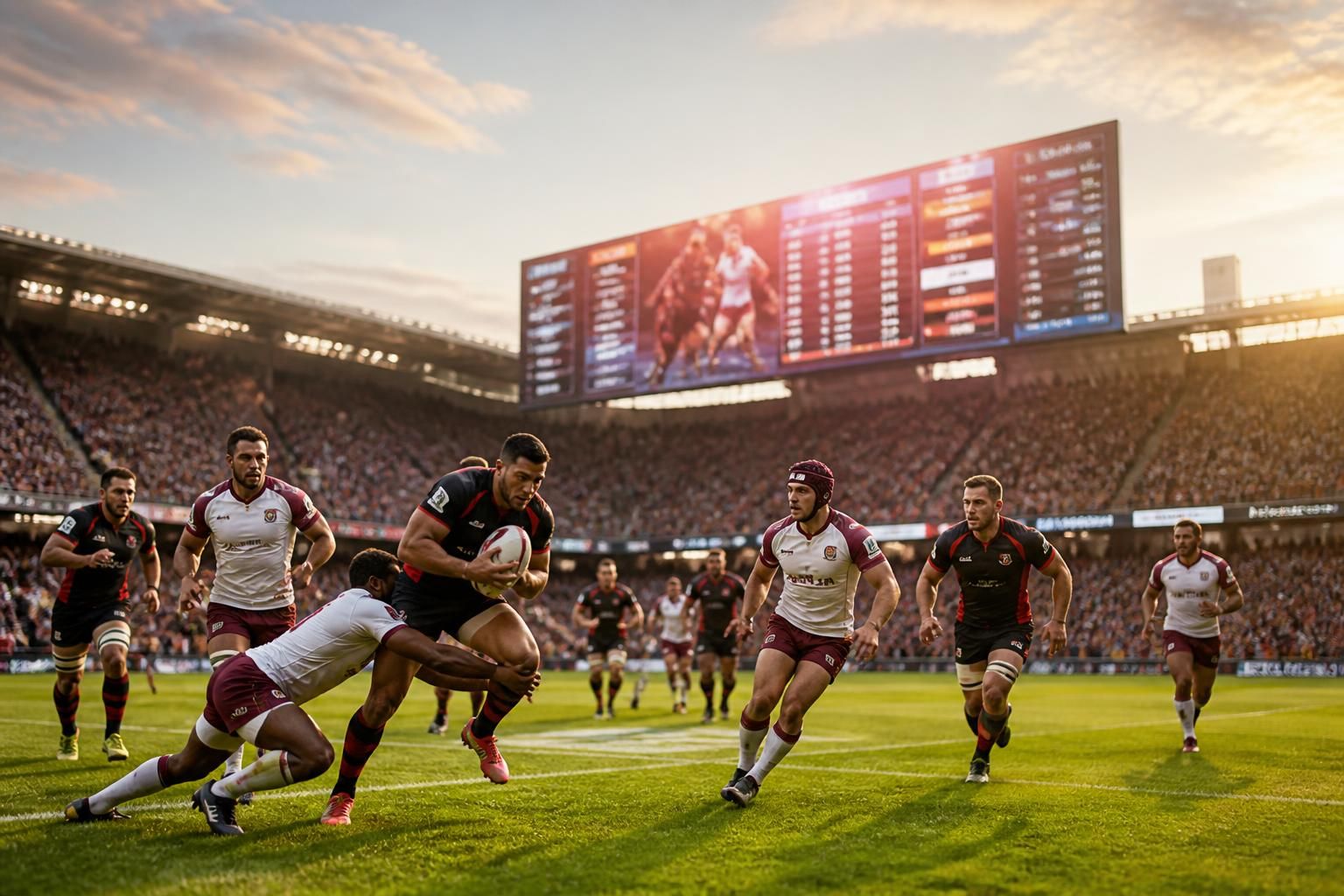 découvrez le programme tv rugby du jour, suivez les matchs du top 14 et ne manquez aucun rendez-vous incontournable pour tous les passionnés de rugby.