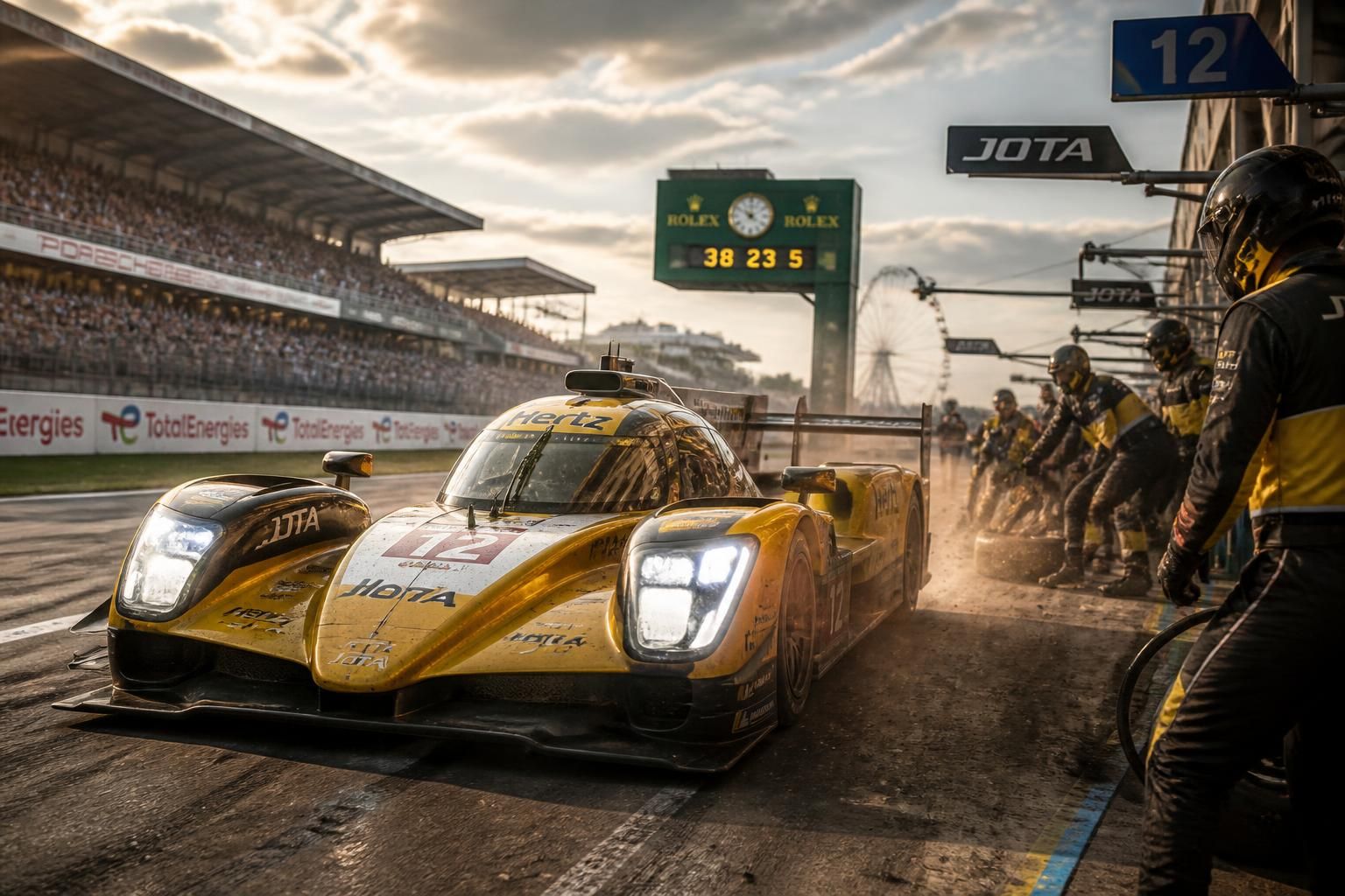 découvrez les dernières actualités, voitures et performances de team jota aux légendaires 24 heures du mans.