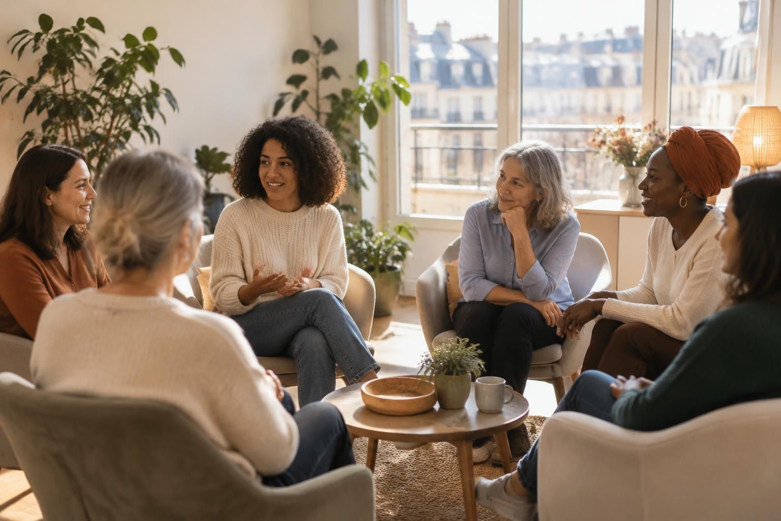 découvrez comment trouver un cercle de femmes près de chez vous, à paris ou en région : rencontres, lieux et conseils pour rejoindre un groupe bienveillant.