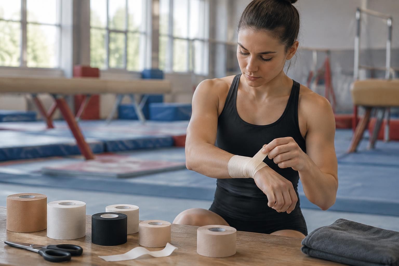 découvrez comment choisir un ruban sportif adapté à la gymnastique : comparez les types d’adhésifs, leur maintien et leur confort.